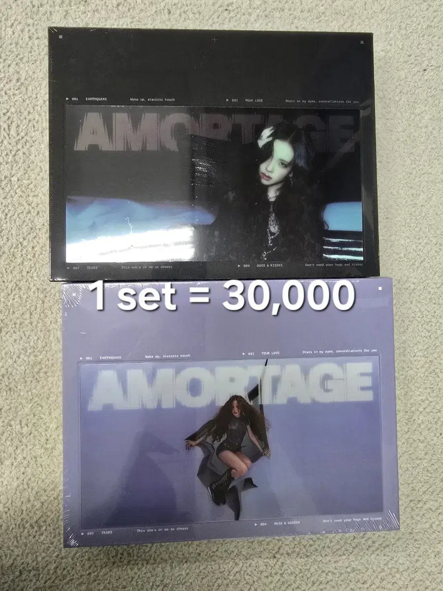 Jisoo 지수 AMORTAGE  미개봉 앨범 1세트 30000